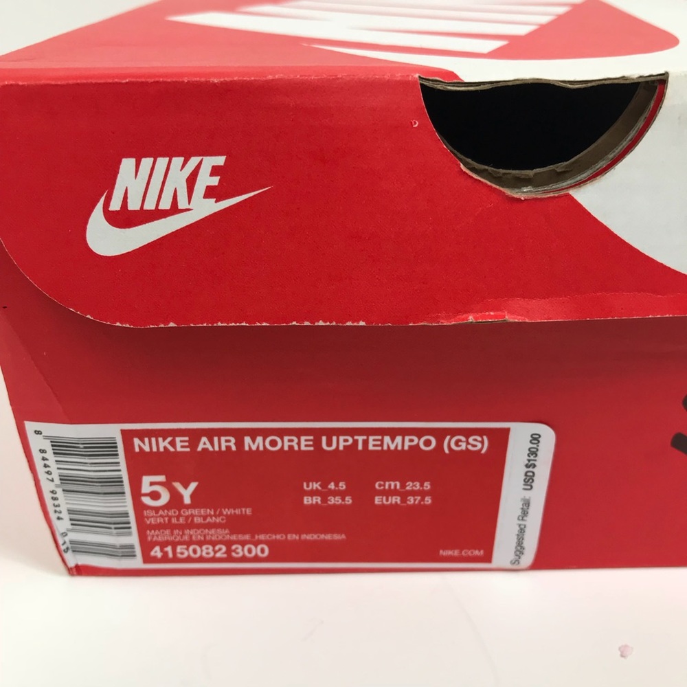 Nike Air More Uptempo GS Boys Sz 5Y/Women's Sz 6.5 - Picture 7 of 8